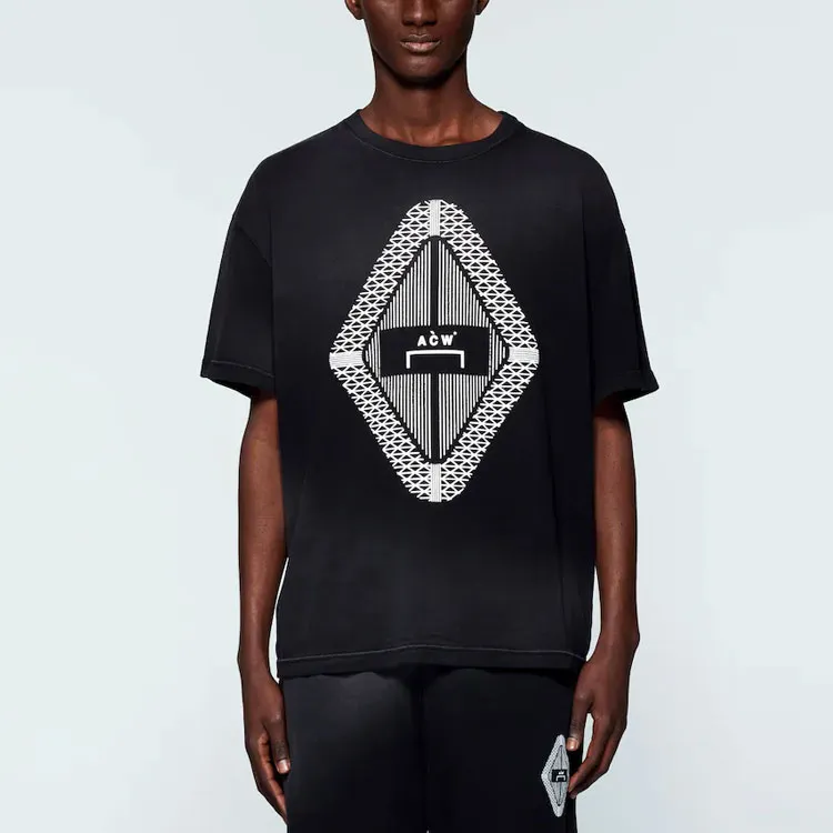 A COLD WALL* Gradient Logo Printed Crewneck T Shirt-2