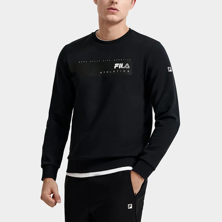 FILA Sweatshirts Men Pitch Black-2