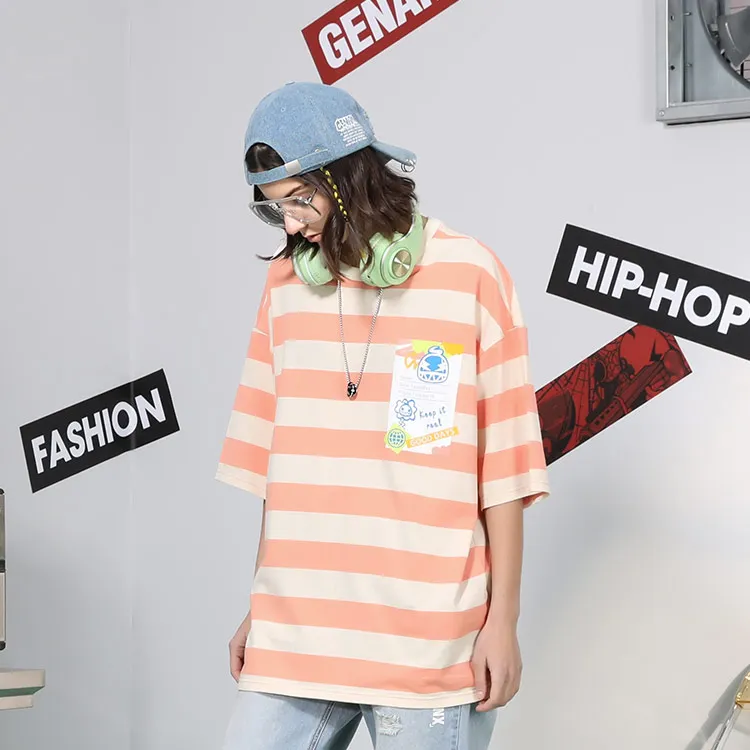 GENANX Straight Elbow Length Sleeved T Shirt Unisex-8
