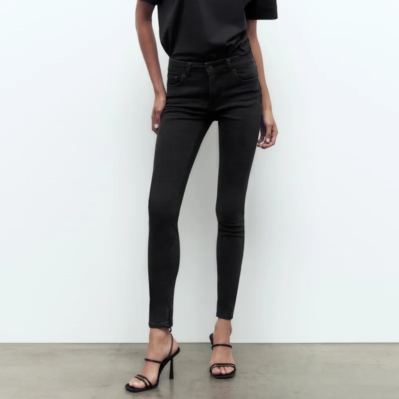 ZARA Jeans Women's Black-3
