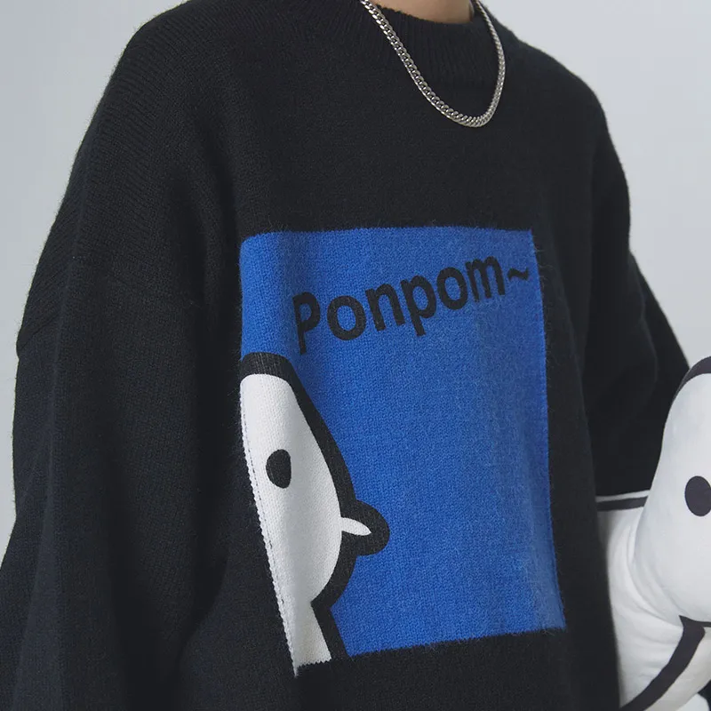 ROARINGWILD Sweater Unisex Black-4