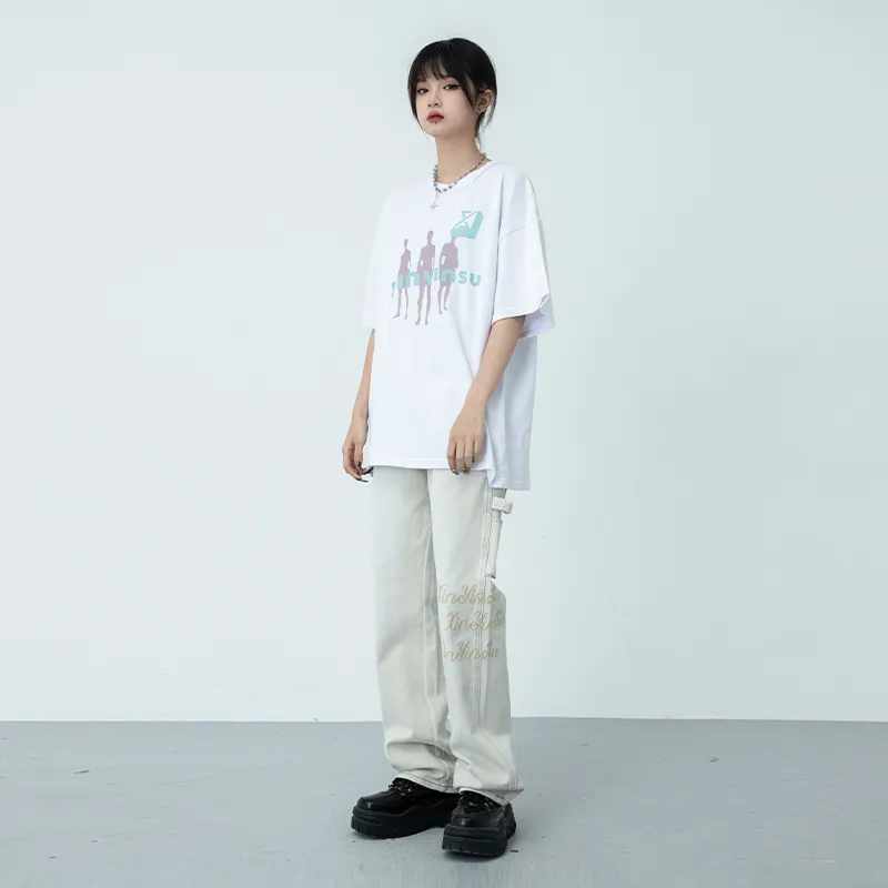XINYINSU Jeans Unisex-5