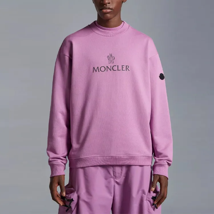 Moncler Sweatshirts Men Lilac-1