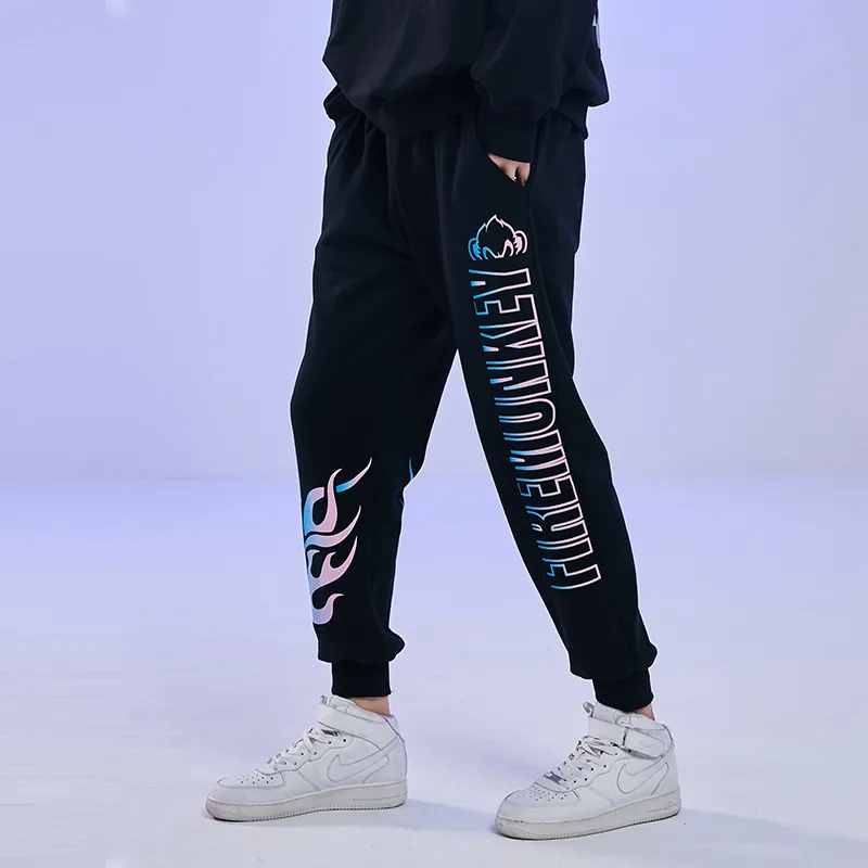 FireMonkey Casual Pants Unisex Black-2