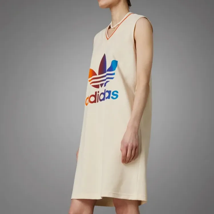 Adidas Originals 70s Sleeveless Dress Women's Beige-4