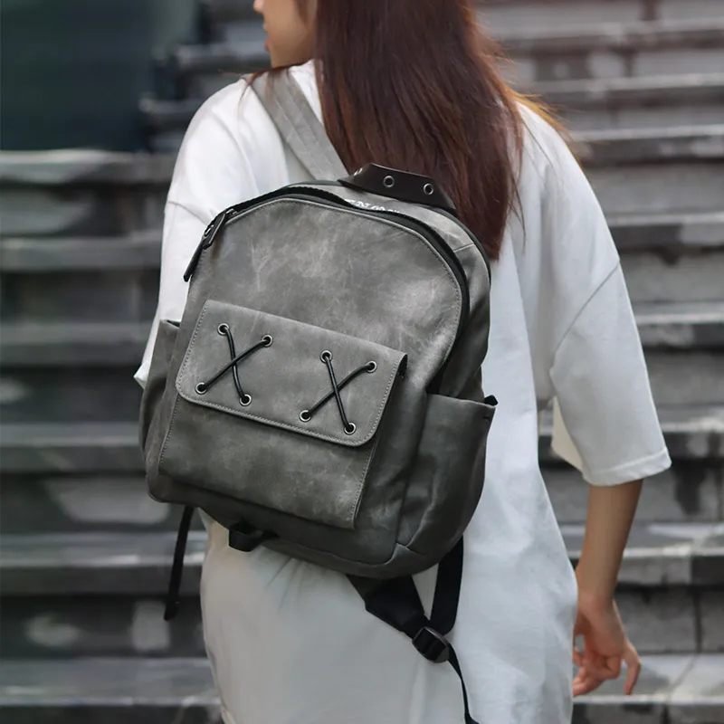 Venque Polyester Backpack Medium Size Unisex Multicolor-3