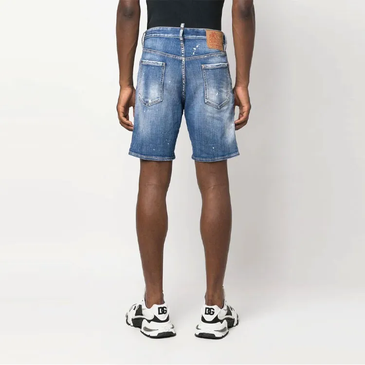 DSQUARED 2 Distressed Denim Shorts-1