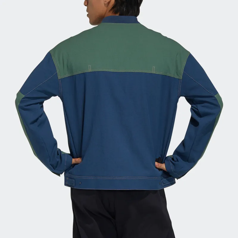 Adidas Jackets Men Navy Blue-2