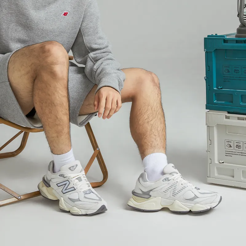 New Balance 9060 Sea Salt White-7