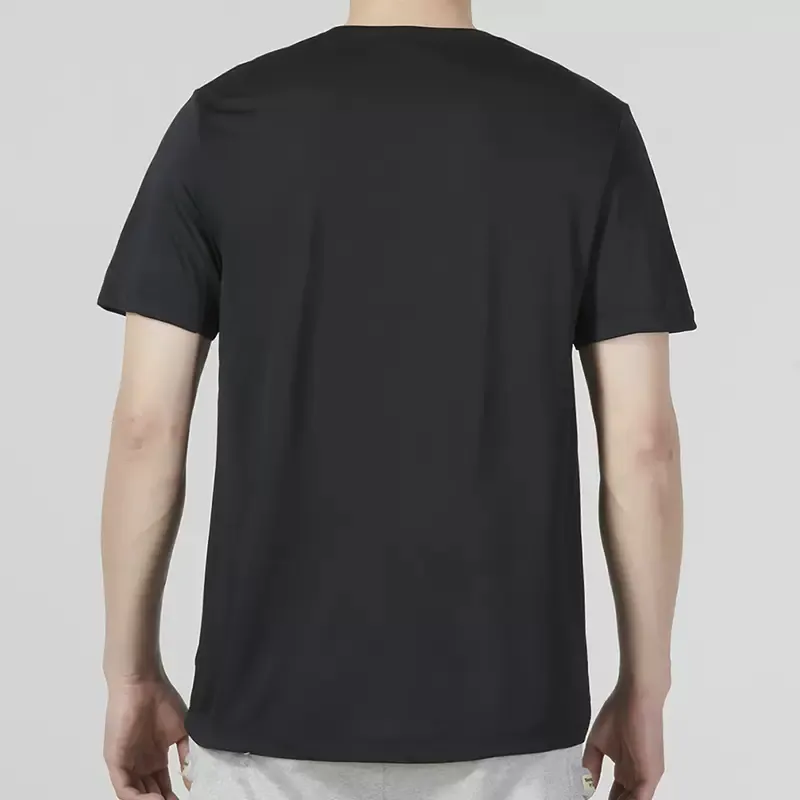 Nike T Shirts Men Black-2