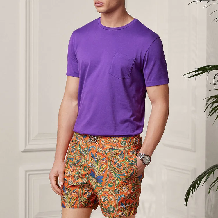 Polo Ralph Lauren SS23 T Shirt Men's Purple-2