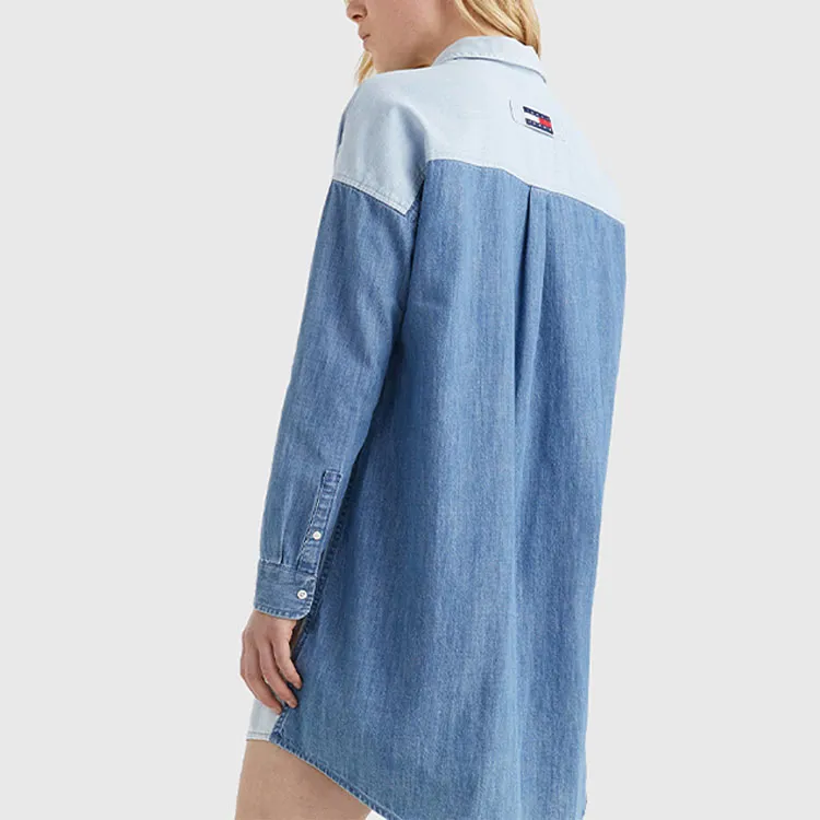 Tommy Hilfiger Long-Sleeved Dresses Women's Blue-4