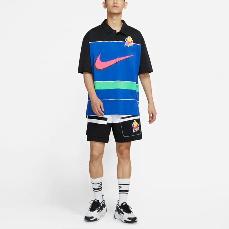 Nike Polo Shirts Men Blue-2