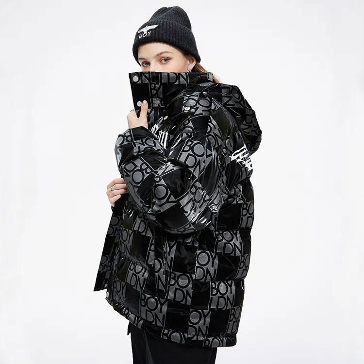 Boy London Down Jacket Winter Unisex Black-6