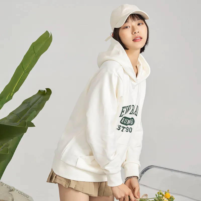 New Balance Sweatshirt Fall And Winter Unisex Ecru-6