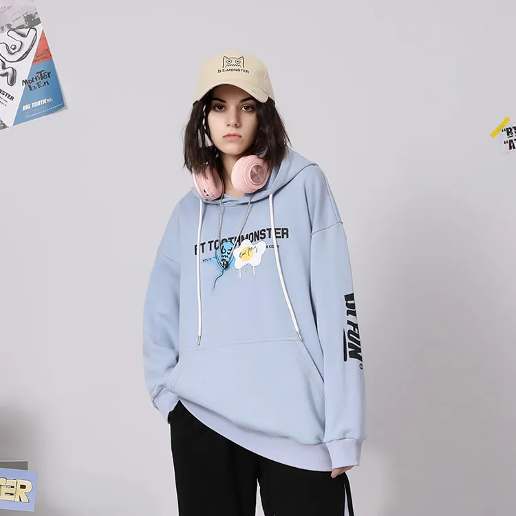 Bt Hooded Loose Fit Regular Sweatshirt Unisex-7