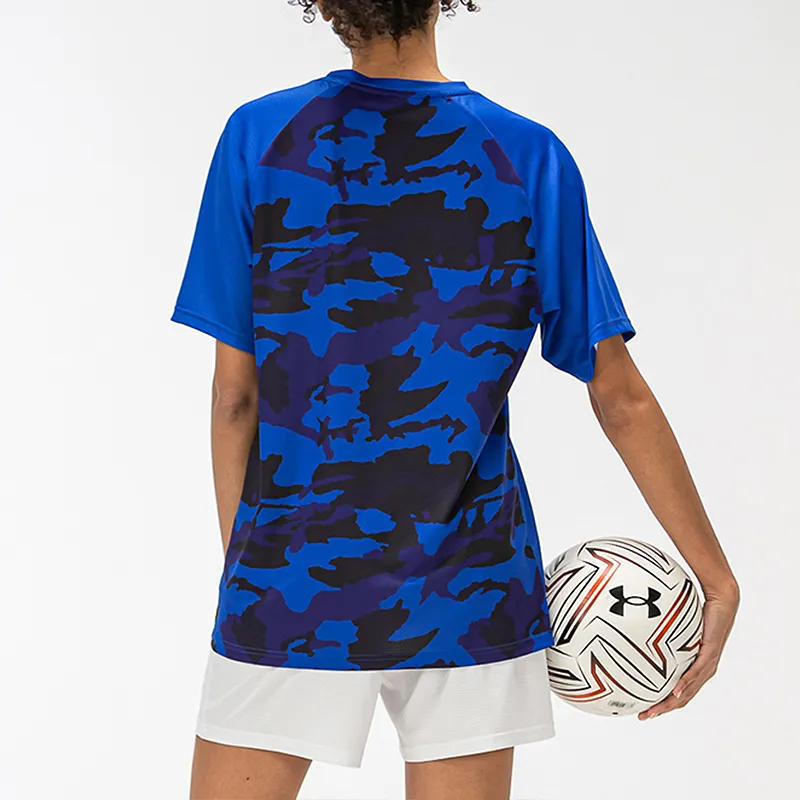 Under Armour Crew Neck Fitted Straight Short-Sleeved T-Shirt Unisex Royal Blue-3