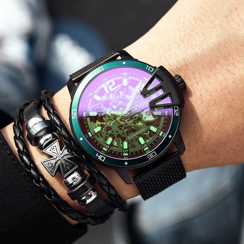 ANGIE PRESENT WATCH Men Green Ghost Watch-3
