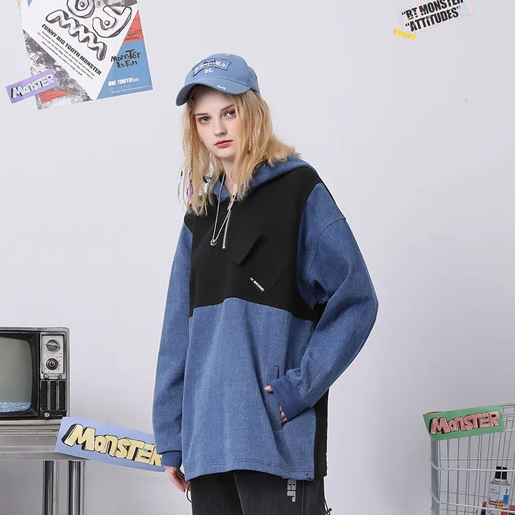 Bt Hooded Loose Fit Regular Sweatshirt Unisex-8
