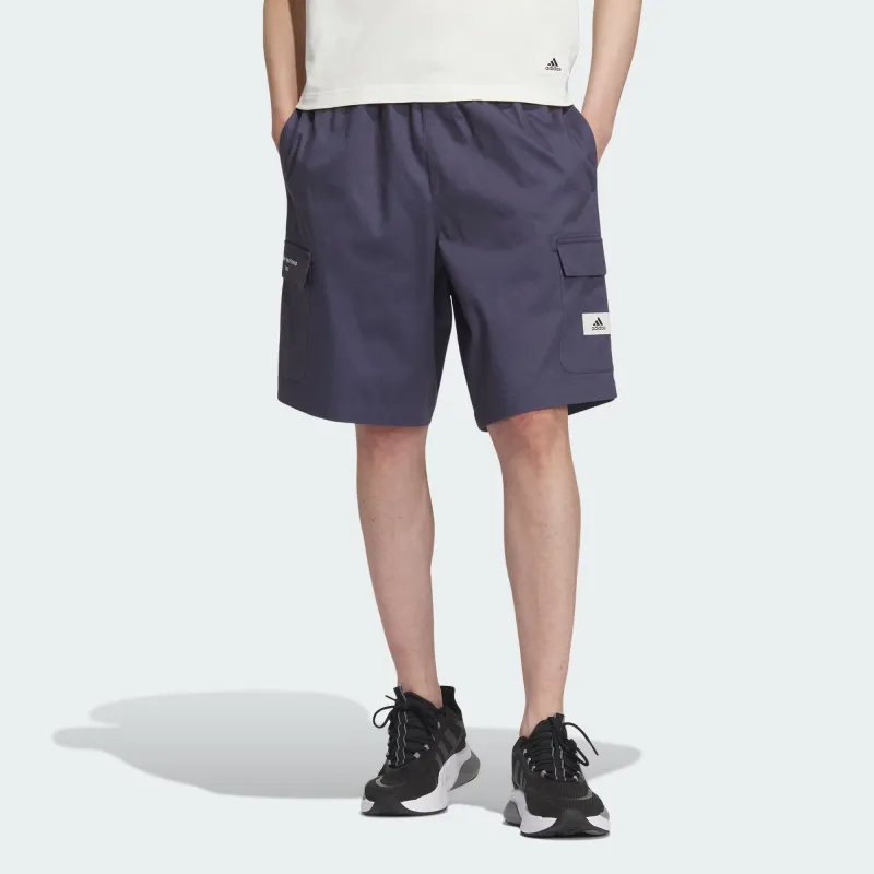 Adidas Casual Shorts Men Dark Navy Blue-3