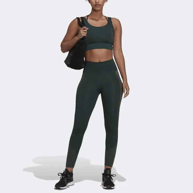 Adidas Free Shipping With AdiClub Optime Training Shiny Full Length Leggings-1