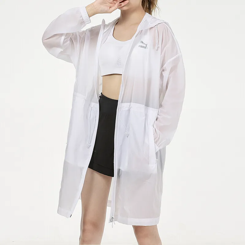 PUMA Trench Coats Women's White-4