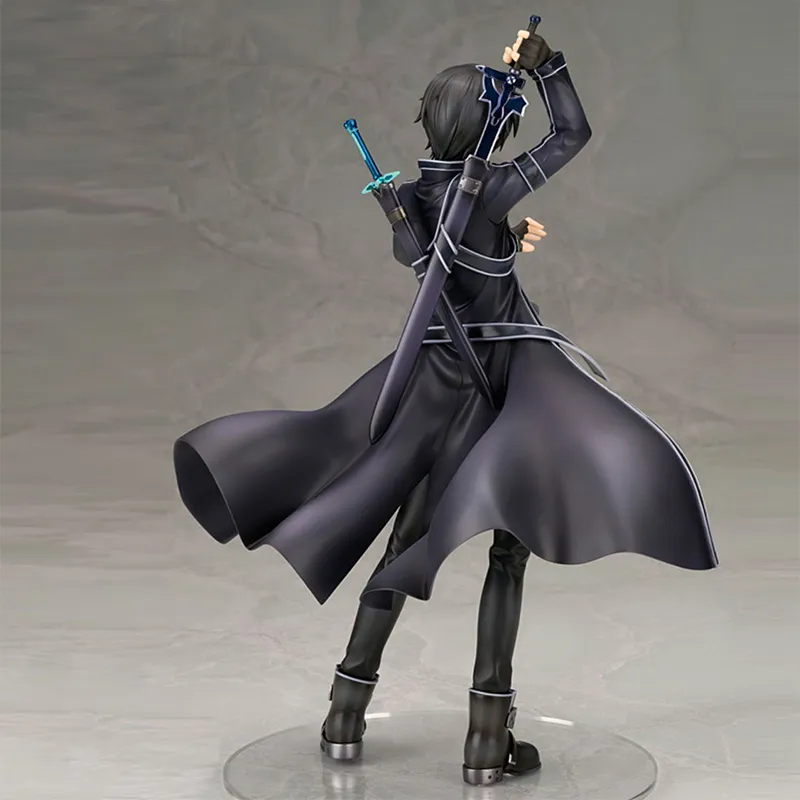 ALTER Pauline/Pauline Kurobe Sword Art Online Kirigaya Kazuto Kirito With Base 26cm Scale Figures-4