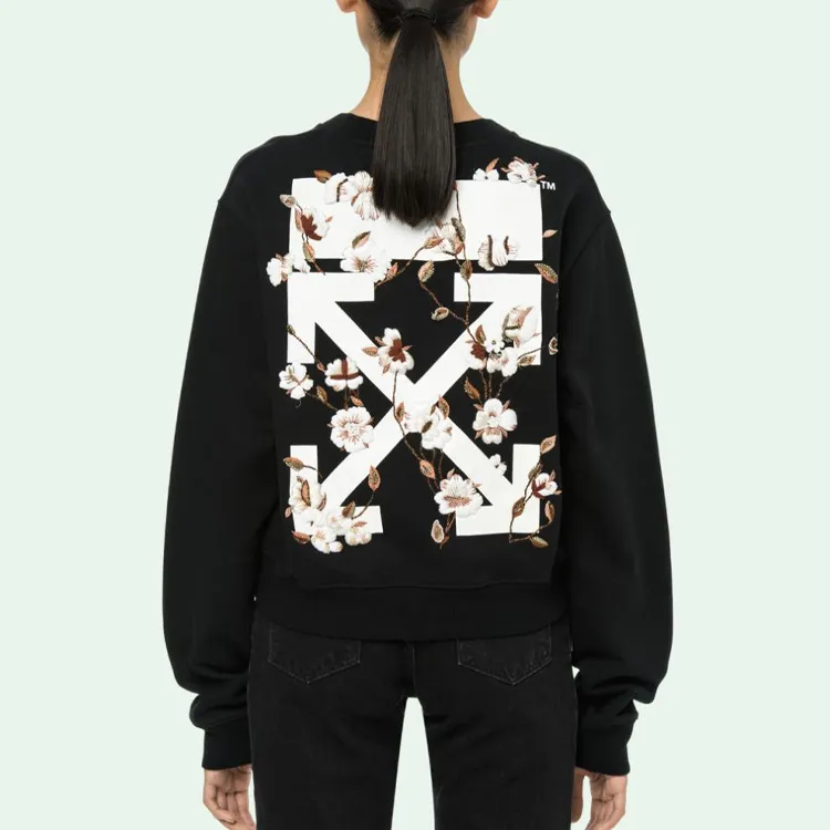 OFF WHITE SS19 Sweatshirts Women's Black-5