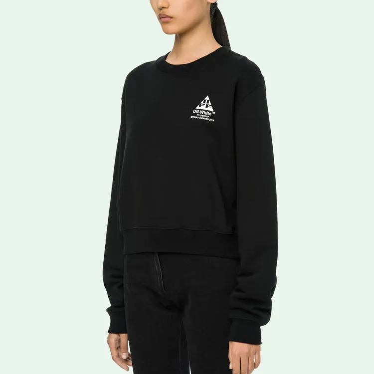 OFF WHITE SS19 Sweatshirts Women's Black-3