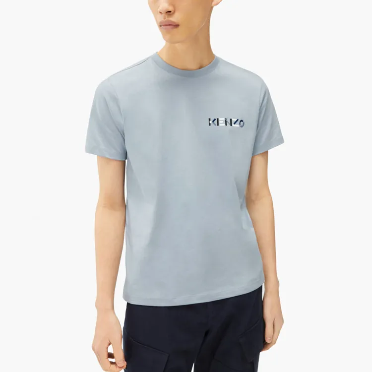 KENZO T Shirts Men Light Blue-2