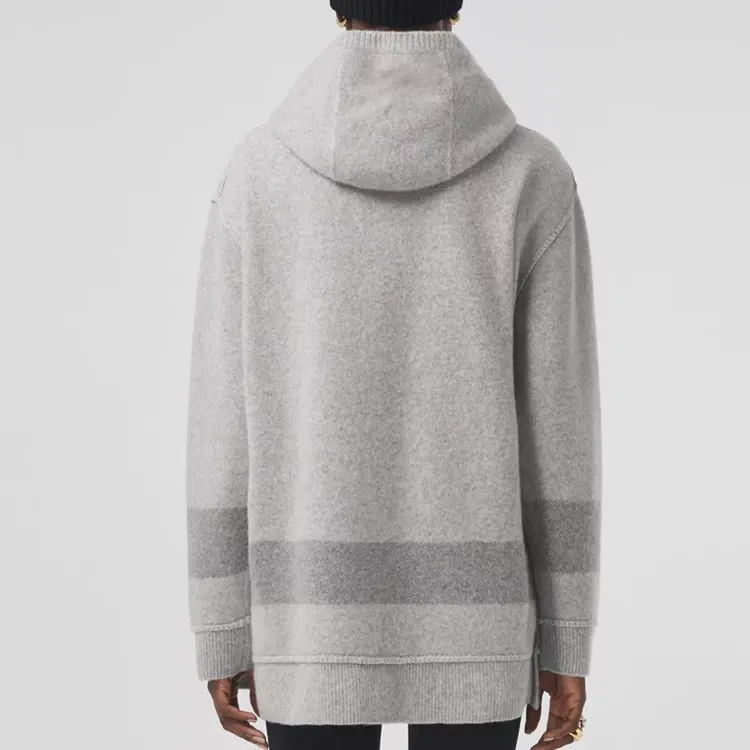 Burberry Sweater Women's Light Heather Gray-2