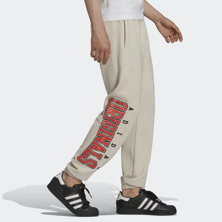Adidas Originals Knitted Sweatpants Men Bauxite Brown-3