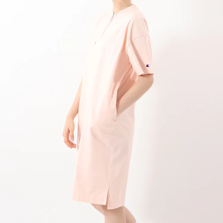 Champion Sweatshirt Style Dress Japan Version Light Pink-2