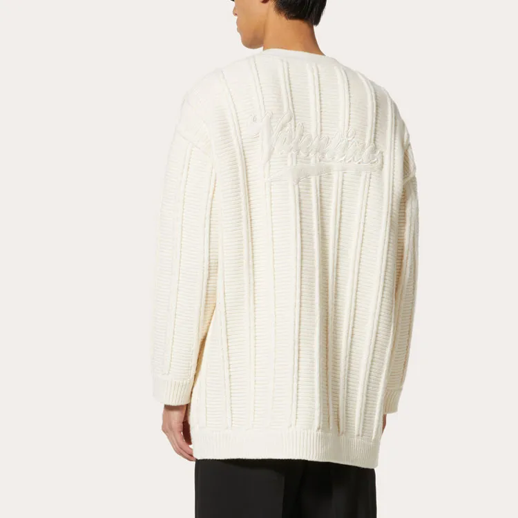 Valentino V Neck Long Sleeved Cardigan-3