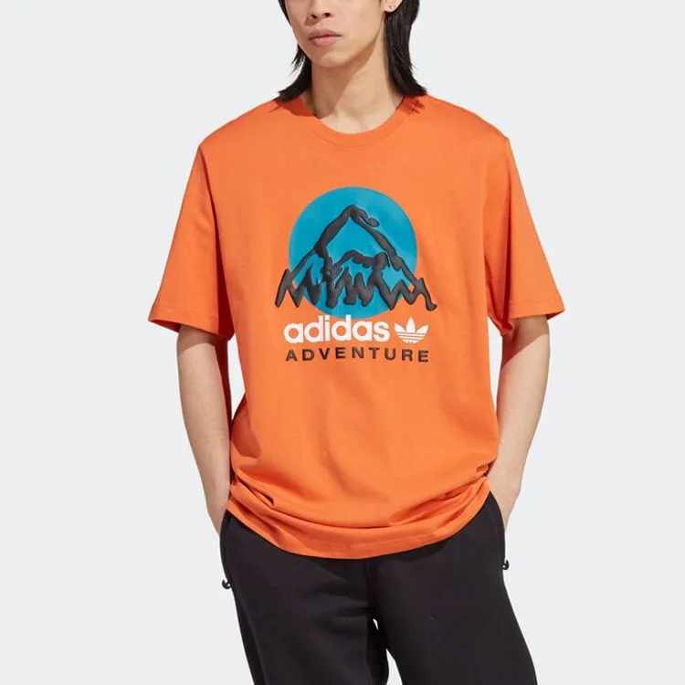 Adidas Originals T Shirt Men's Orange-2