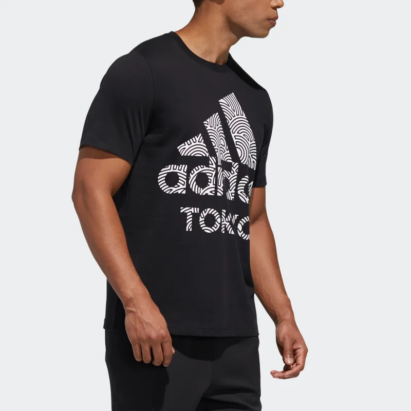Adidas T Shirts Men Black-4