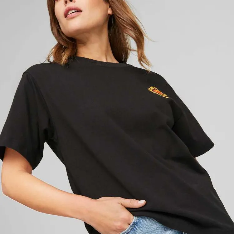 PUMA T Shirts Women's Black-3