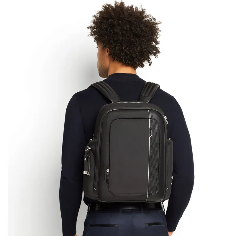 TUMI Arrivé Fabric Backpack Regular Men's Black-6