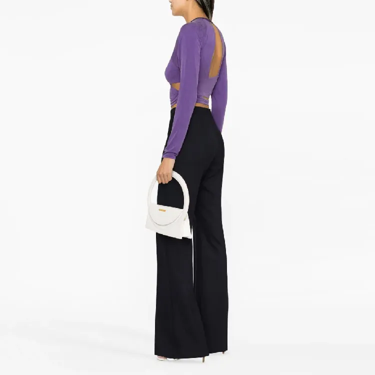 Jacquemus Crop Tops Women's Purple-3