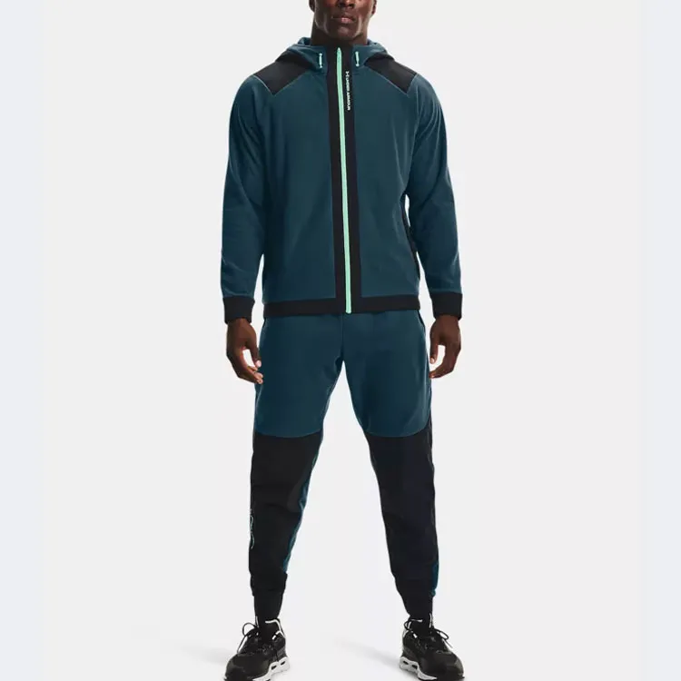 Under Armour RUSH Jacket Men's Light Gray Blue-3
