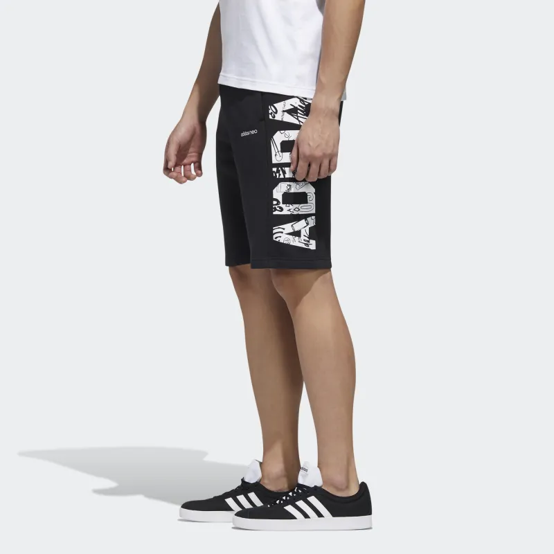 Adidas Neo Casual Shorts Men Black-4
