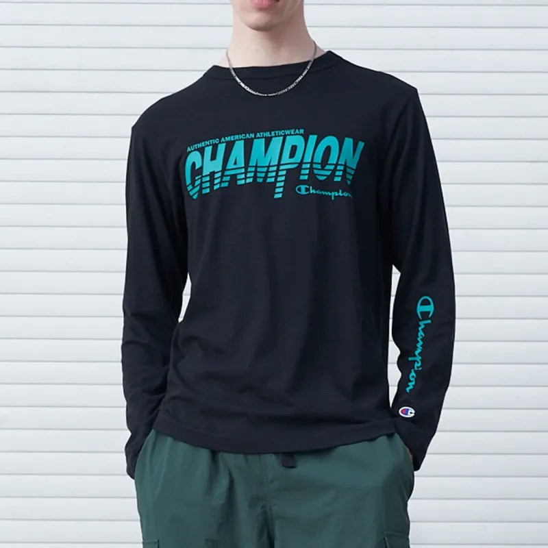 Champion Long Sleeved T Shirt Japan Version Unisex-4
