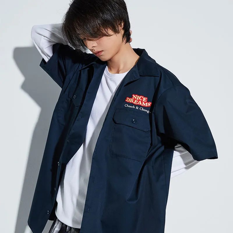 Dickies Shirts Unisex Navy Blue-1