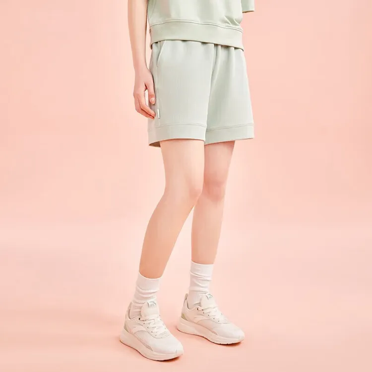 Anta Life Collection Casual Shorts Women's Mugwort Green-2