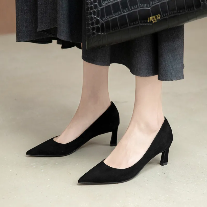 CAMEIDO High Heels Women's Black-6