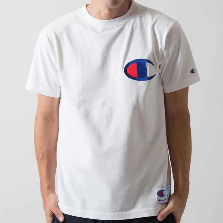 Champion T Shirt Japan Version Unisex White-2