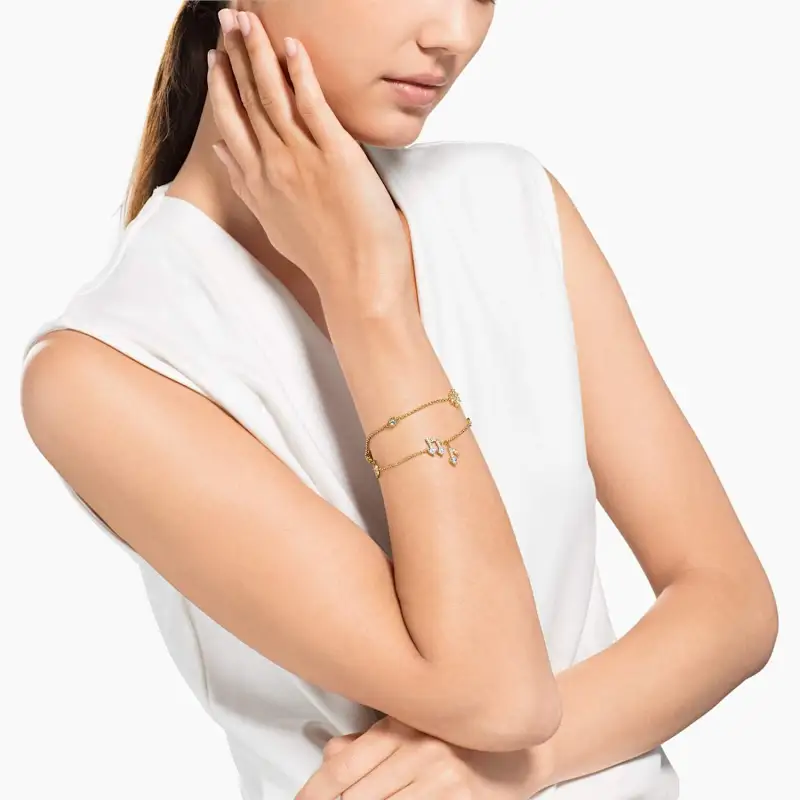Swarovski Remix Collection Gold Plated Bracelets Women's-4