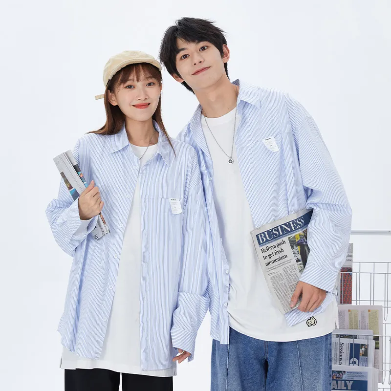 PSO Brand Shirt Fall Unisex Sky Blue-4