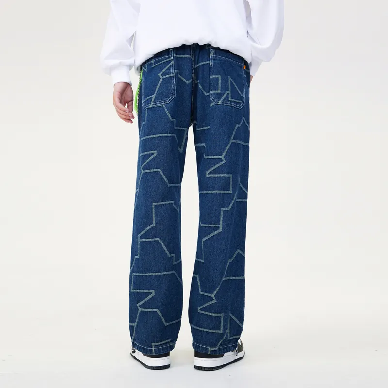 GUKUUL Jeans Unisex Dark Blue-5