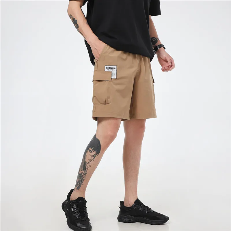 Adidas Neo Loose Fit Shorts Men's Khaki-4